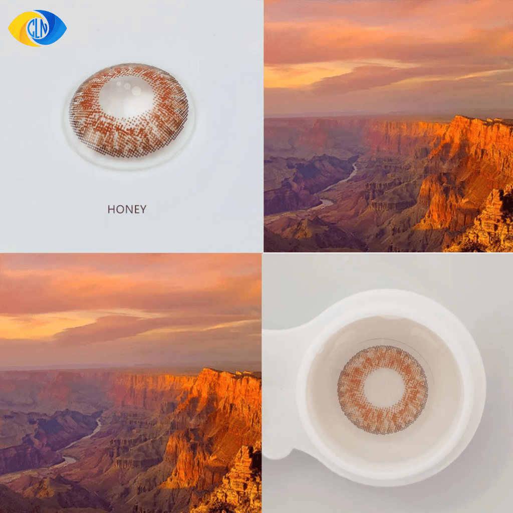 Honey Contact Lens+120ml Solution Contact Lens Nepal
