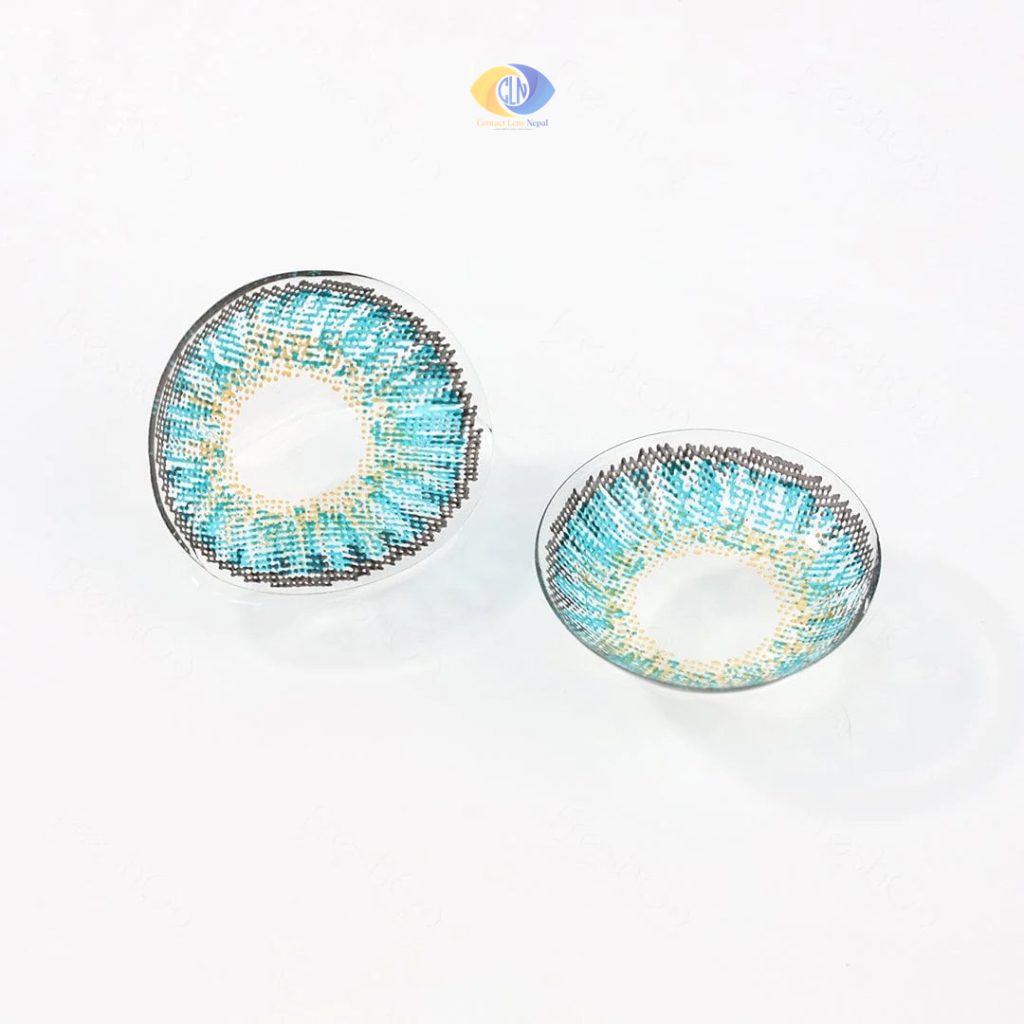 Brown Contact Lens+120ml Solution Contact Lens Nepal