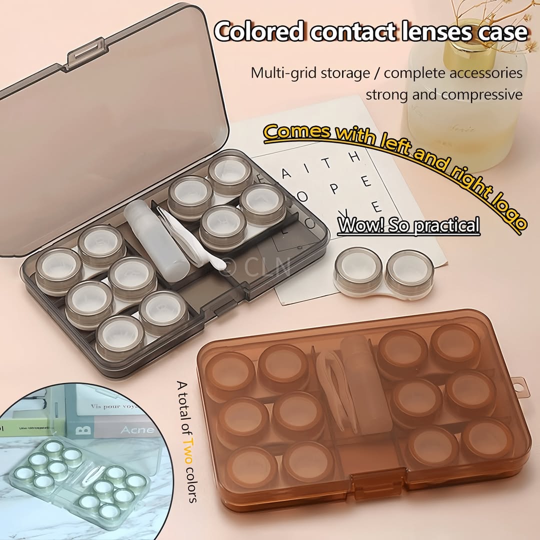 6 Pair Contact Lens Case Contact Lens 